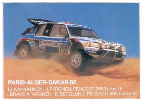 Adesivo peugeot 205 turbo - 205, 16