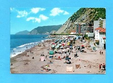 80-CARTOLINA- DEIVA MARINA LA SPIAGGIA -viaggiata 1977