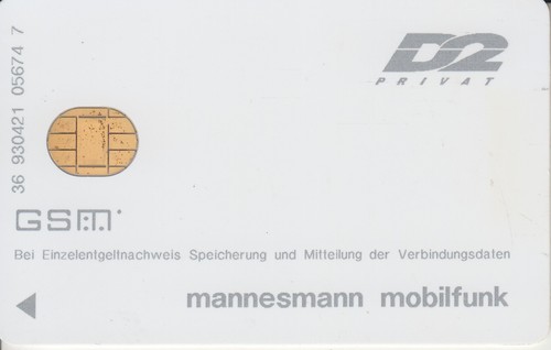 Sim karte privat - d2, (113.w4)