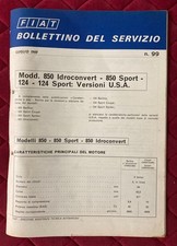 Fiat BOLLETTINO DEL SERVIZIO