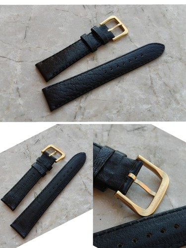 Seiko vintage black leather - seiko,