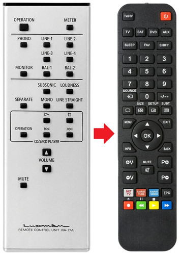 Telecomando adatto per luxman - adatto,