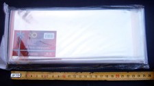 30 Bustine in plastica trasparenti 21x9 cm con adesivo 