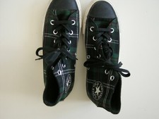 ALL STAR HI TEXTILE TARTAN VERDE - UNISEX - size 37.5 ORIGINALI