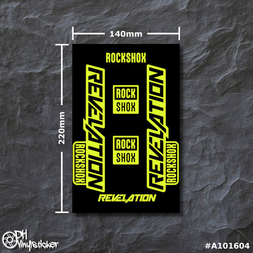 Rockshox revelation set ricami - revelation,