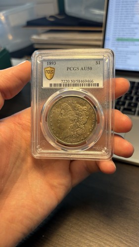 1893 au50 morgan dollar - 1893,