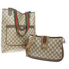 GUCCI Logo Sherry GG Pattern