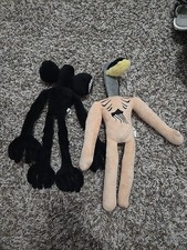 Lotto di 2 peluche testa di
