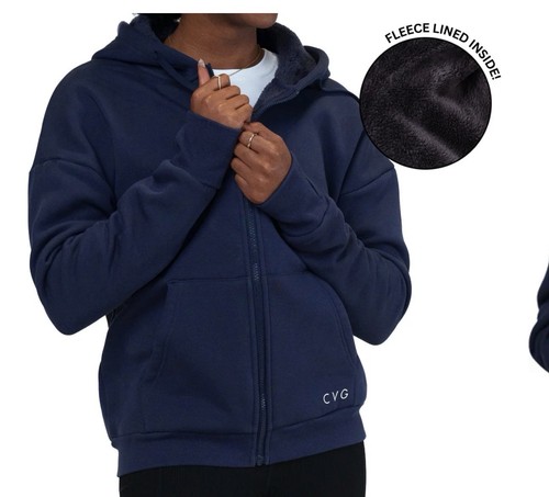 Cvg pile navy zip taglia - cvg, up
