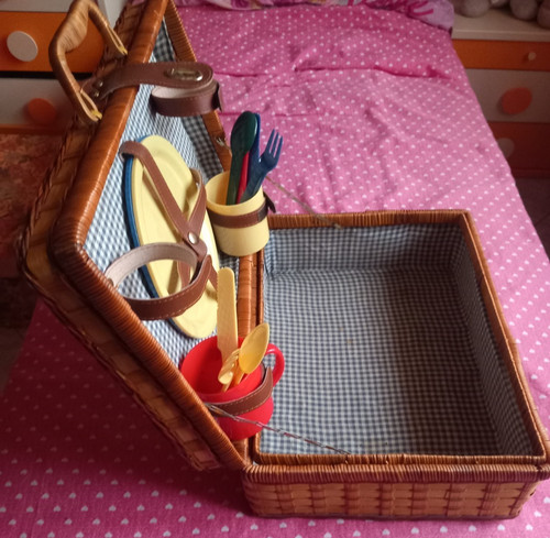 Cestino picnic vintage in - cestino, da