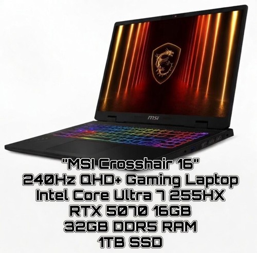 Msi crosshair 240hz qhd - 16",