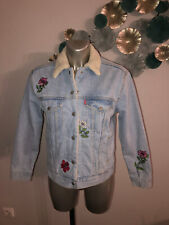 Giacca Jeans Sherpa Trucker