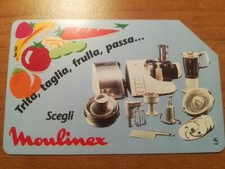 30/06/96 carta telefonica Lire 5000 phone card SIP MOULINEX Telecom TRITA