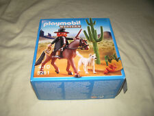 " PLAYMOBIL 5251 SHERIFF A CHEVAL / WESTERN FAR WEST ETAT NEUF