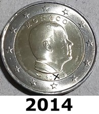 Monaco - monete da 2 euro 2014