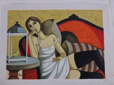 Lucio Ranucci : La Gabbietta Seri Su Tela