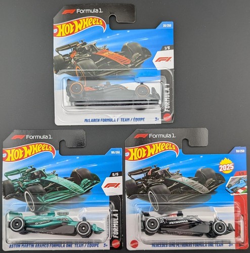 Hot wheels set 3x - hot, f1