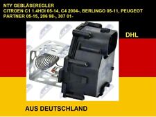 Regolatore Ventola Citroen C1 1.4HDI 05-14, C4 2004 Berlingo 05-11, Peugeot