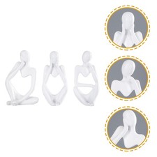  3 Pcs Statua Pensatore