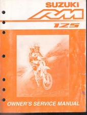 Suzuki RM125 RM 2003 Manuale