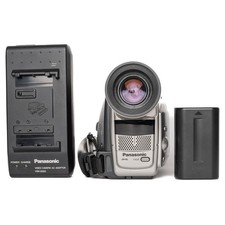 Panasonic NV-VZ10 VHS-C PAL Videocamera - Argento - PERFETTAMENTE FUNZIONANTE