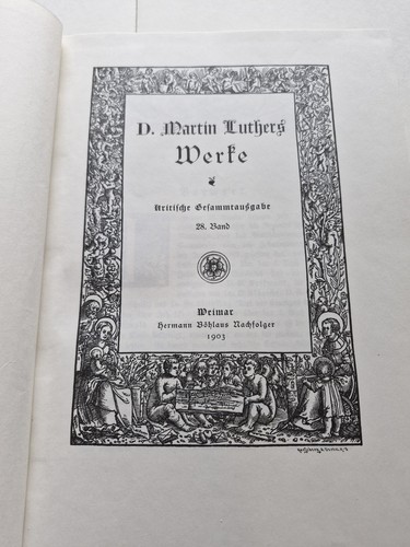 Martin luther werke - martin,