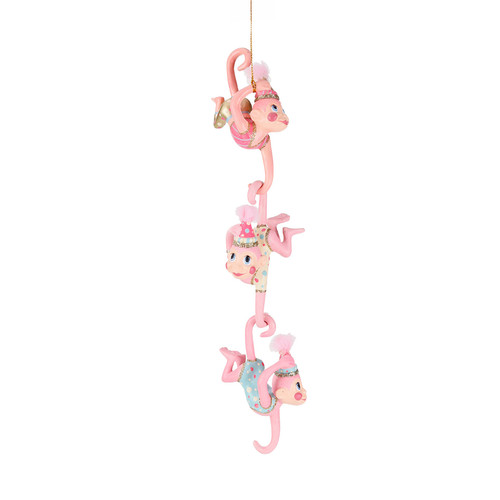 Ornamento scimmiette del circo - scimmiette,