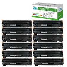 12 Cartucce Toner Nero per HP