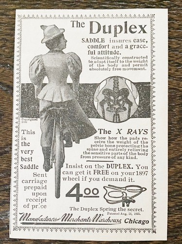 1897 duplex sella vintage cyle - duplex,