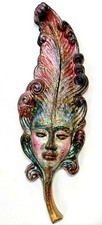 Foglia multicolore maschera - multicolore,