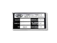 Targa jawa 634 id - targa,
