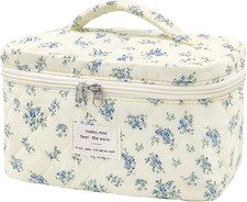 Borsa Da Toilette Da Viaggio, Trousse Trucchi Donna, Borsa Trucco Floreale, Beau