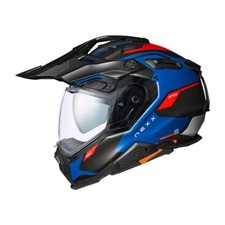 Casco Integrale Touring Nexx X.Wed 3 Keyo Adventure Blu Rosso Opaco