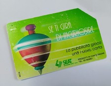 scheda telefonica rara vintage