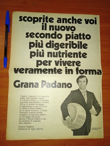 Pubblicità grana padano - grana,