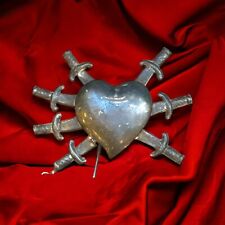 Cuore sette dolori per Addolorata Dolosa madonna sacred art statue 7x5 cm