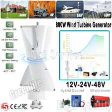 800W 12V 24V 48V Verticale Turbina Eolica Generatore Inverter Ibrido Controllore