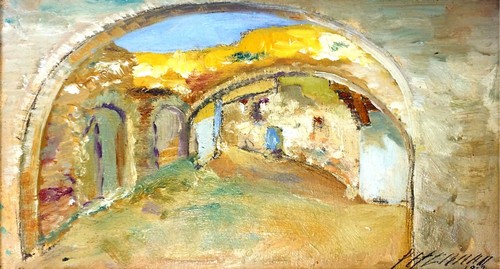 Strada con archi - con, in