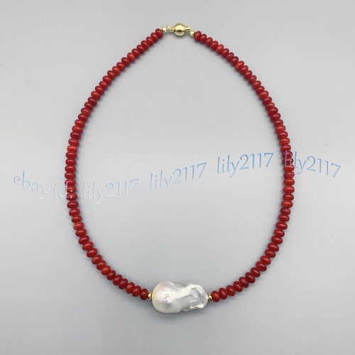 Collana con ciondolo perle
