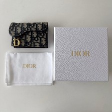Christian dior card case - christian, navy