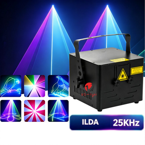 Luce laser animazione - 10w, rgb