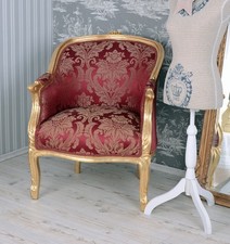 Poltrona barocca Bergere en