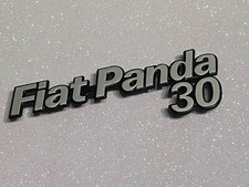 FIAT PANDA 30 LOGO SIGLA EMBLEMA FREGIO STEMMA TARGHETTA BADGE AUTO