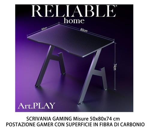 Scrivania gaming 50cm - gaming, x
