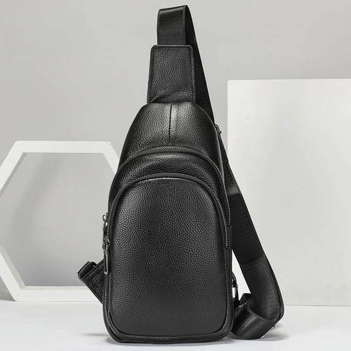 Borsa uomo sul petto - uomo, vera