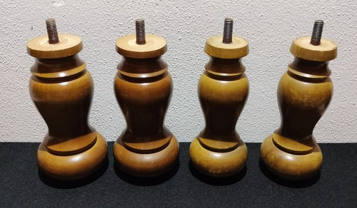Set piedini legno - 4, in