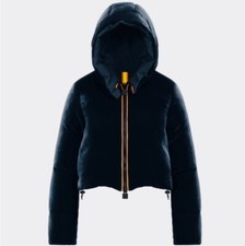 Giacca K-way da Donna Giubbotto K-WAY BRIEN VELVET THERMO REVERSIBLE BLACK ASH