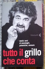 BLOCCO LIBRI BEPPE GRILLO
