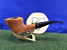 Pipa tabacco Gasparini fatta a mano rustica 9 mm Zulu Briar, scatola, sacchetto, non fumata