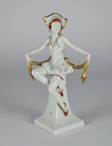 Statuina ballerina porcellana